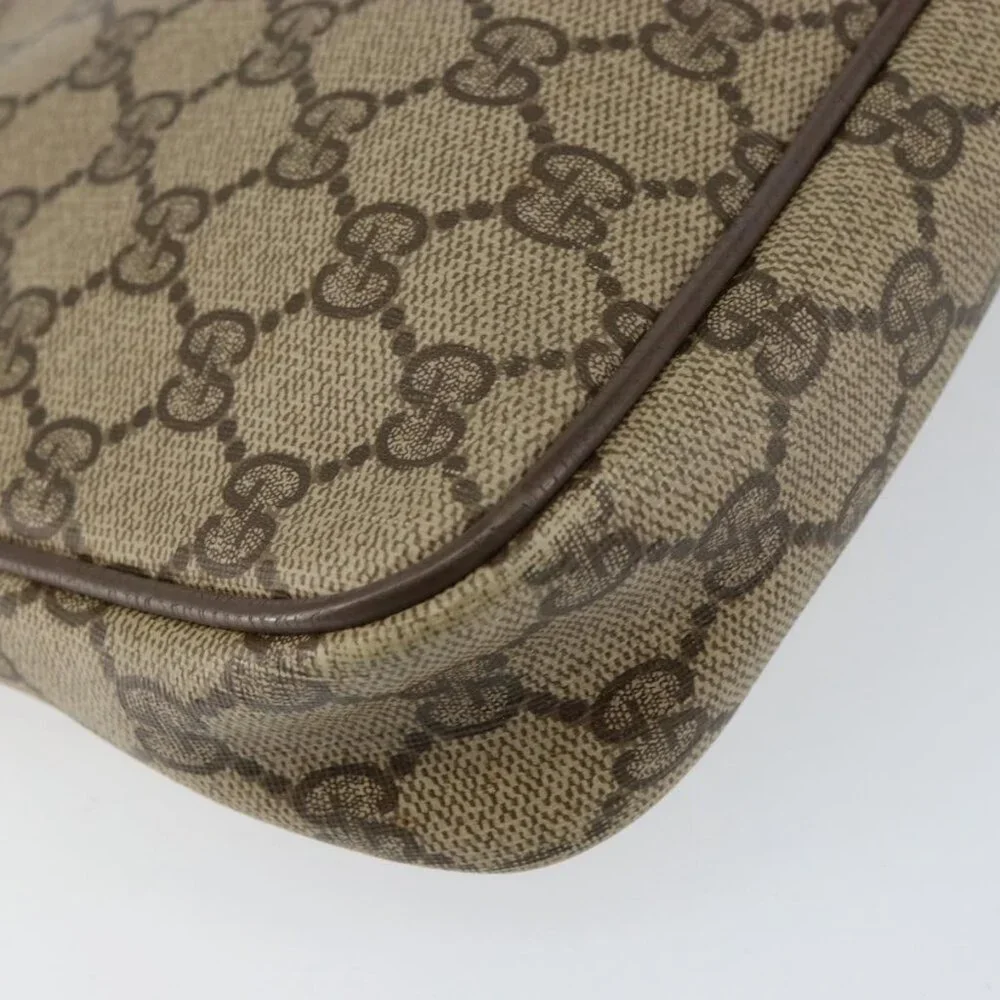 Authentic GUCCI GG Supreme Shoulder Bag PVC Beige Gold 97 02 068 - Picture 5 of 16
